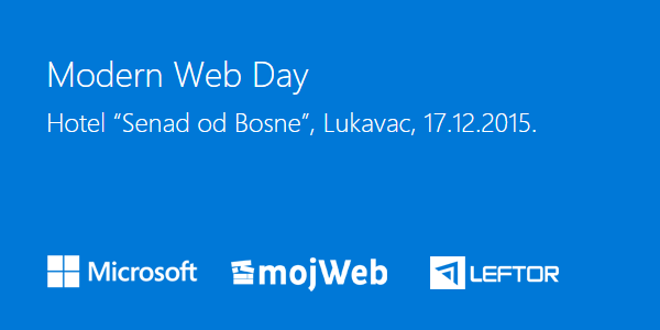 Pozivnica za Modern Web Day