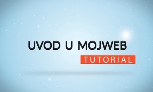 Uvod u mojWeb